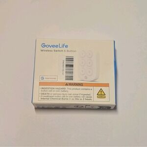 GoveeLife Wireless Mini Smart 6 Button Wireless Switch H5125 White Smart Home